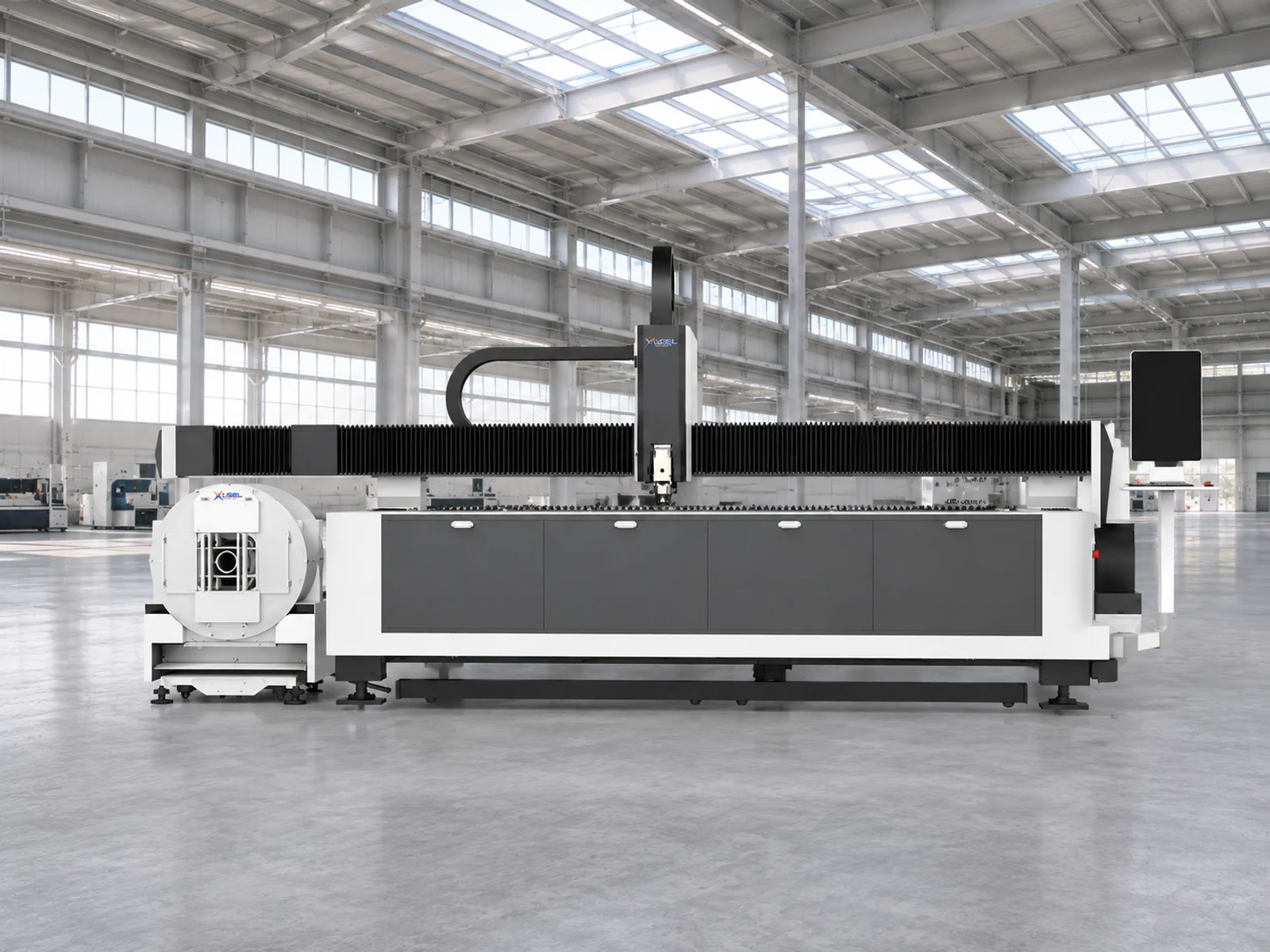 Versatile sheet and tube laser LNR. The image is for reference. Actual appearance and configuration may vary.