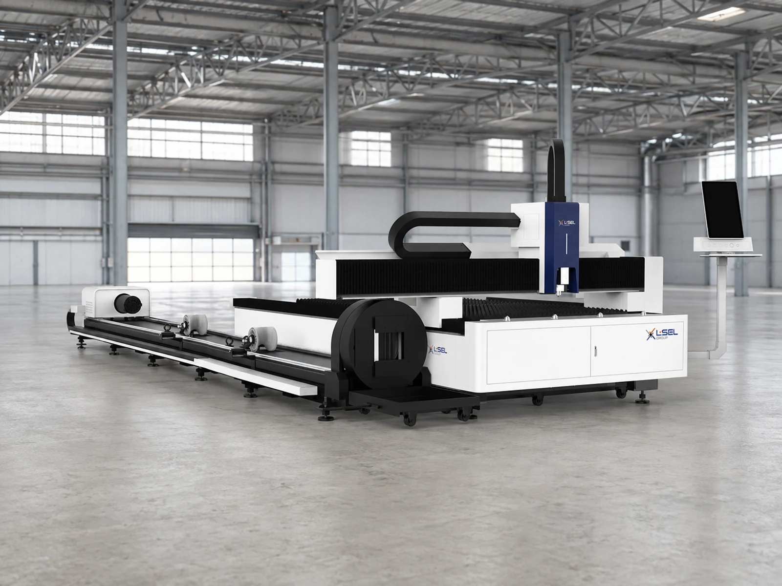 MK-ST combined sheet-and-tube laser. The image is for reference. Actual appearance and configuration may vary.