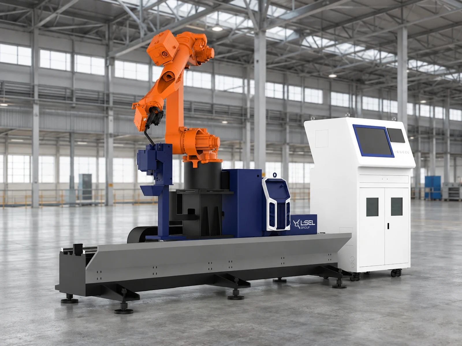 MK-WR/RW robotic arc welding. The image is for reference. Actual appearance and configuration may vary.