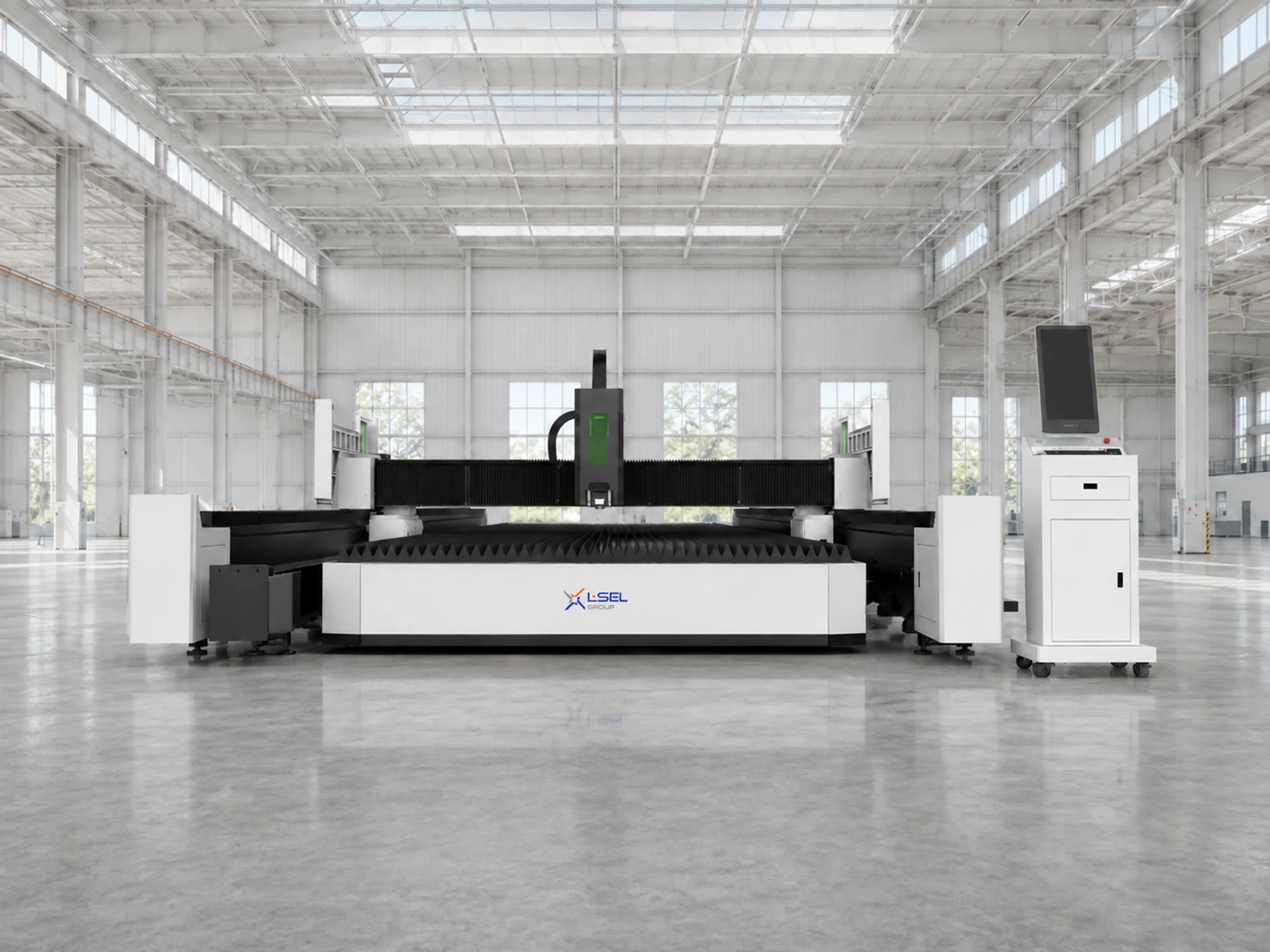 SL modular large-format laser. The image is for reference. Actual appearance and configuration may vary.