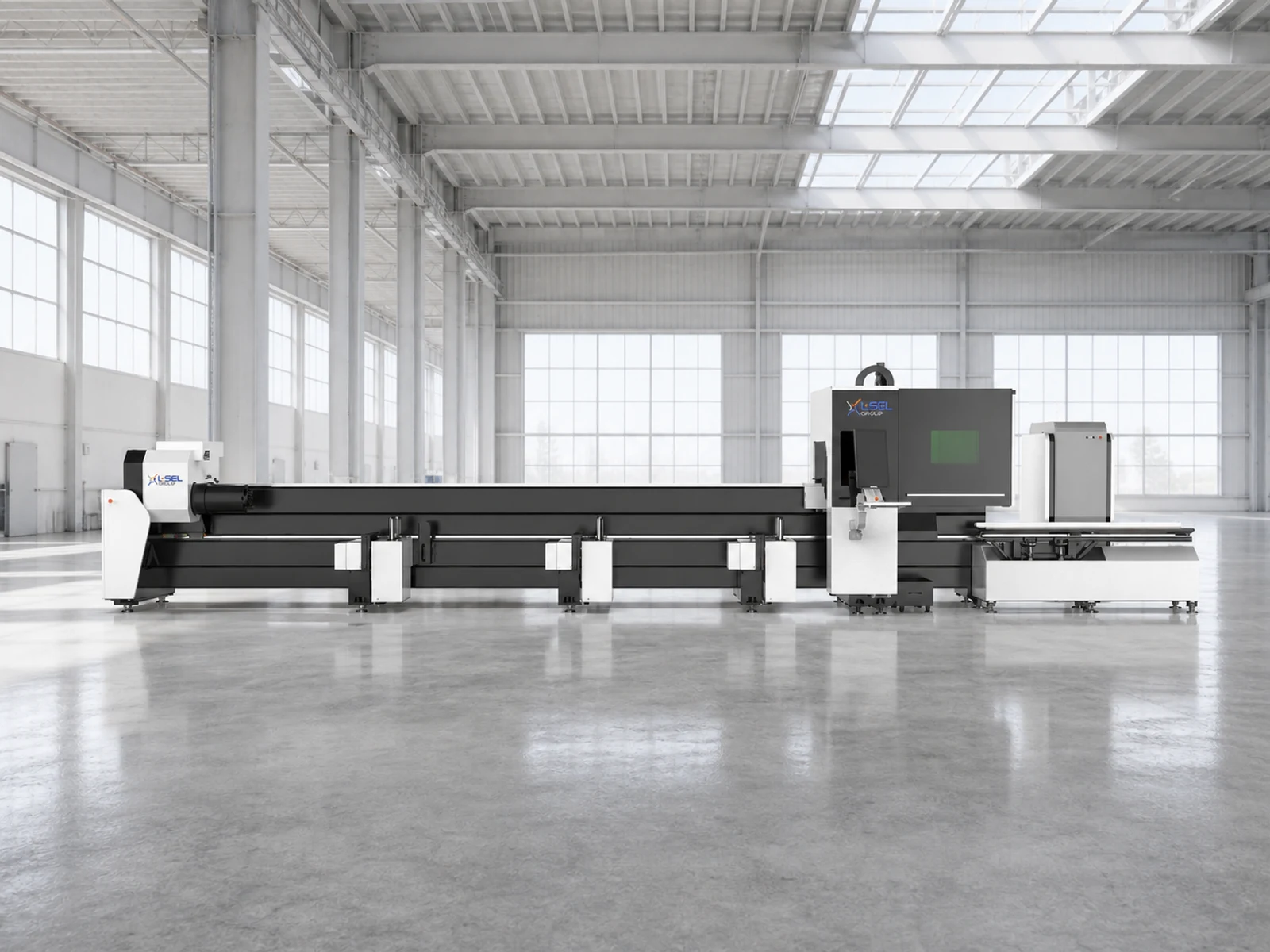 TM versatile tube laser. The image is for reference. Actual appearance and configuration may vary.
