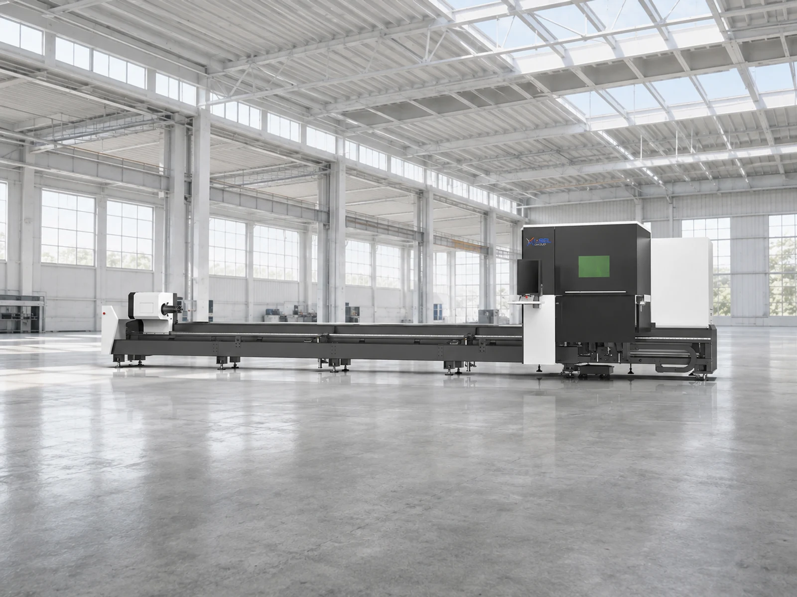 TM II small-profile tube laser. The image is for reference. Actual appearance and configuration may vary.
