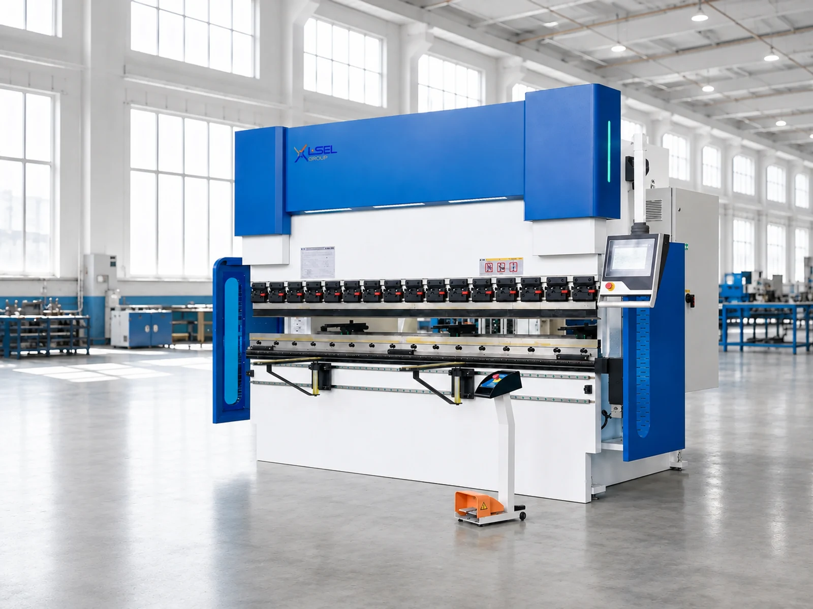 WAD CNC press brake. The image is for reference. Actual appearance and configuration may vary.
