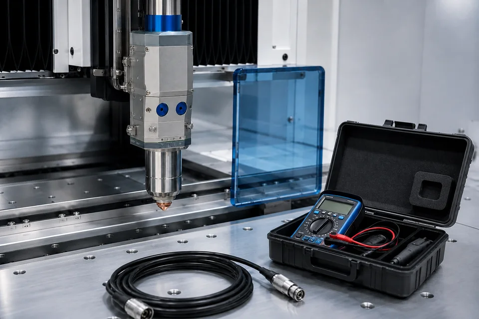 Diagnostic equipment and a laser machine cutting head